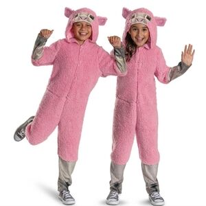 Kids' Minecraft Movie Sheep‎ Unisex Classic Costume Jumpsuit